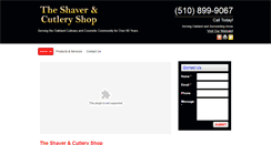 Desktop Screenshot of cutleryshopca.com