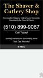 Mobile Screenshot of cutleryshopca.com